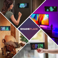 Customisable LED Car Display - GlowSign-16x32 LEDs -7 cm × 17 cm-State of Style