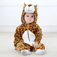 Cute Animals Baby Onesies - SnugglePals-Leopard-0-6 months-State of Style