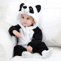 Cute Animals Baby Onesies - SnugglePals-Panda-0-6 months-State of Style