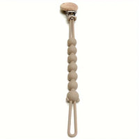 Cute Bear Pacifier Chain - TeddyClip-Tan-State of Style