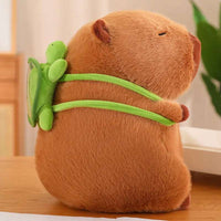 Cute Capybara Plush with Turtle Backpack - CapyBuddy-23cm-State of Style