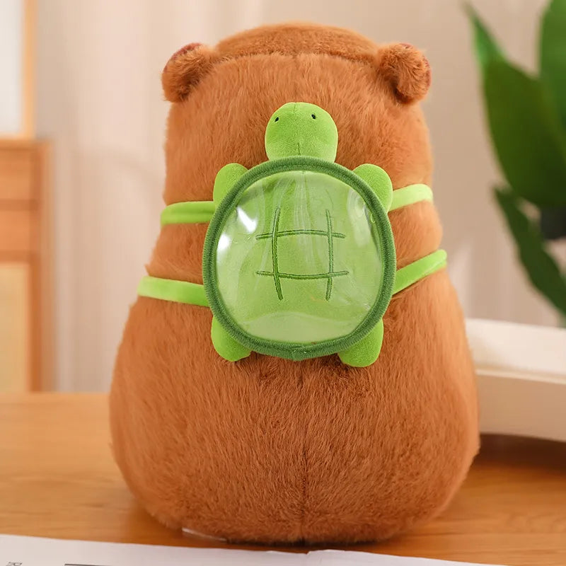 Cute Capybara Plush with Turtle Backpack - CapyBuddy-23cm-State of Style