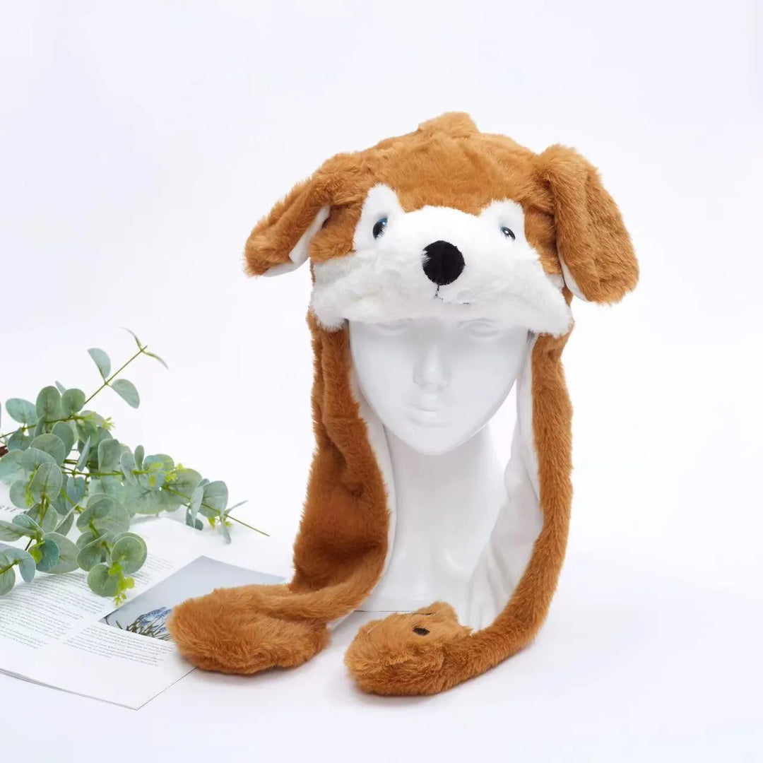 Cute Hat with Moving Ears - BunnyBounce Hat-Brown Dog-State of Style