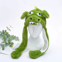 Cute Hat with Moving Ears - BunnyBounce Hat-Dino-State of Style