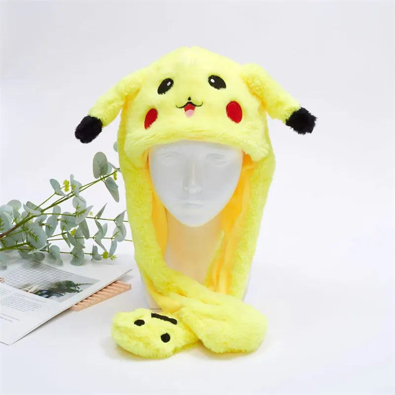 Cute Hat with Moving Ears - BunnyBounce Hat-Pikachu Yellow-State of Style