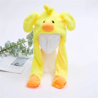 Cute Hat with Moving Ears - BunnyBounce Hat-Yellow Chicken-State of Style