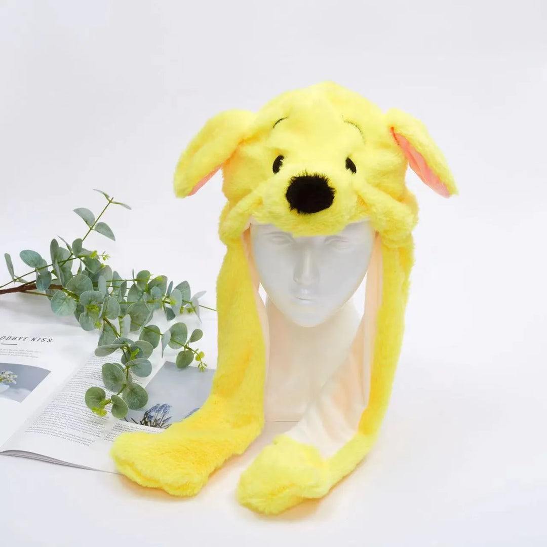 Cute Hat with Moving Ears - BunnyBounce Hat-Yellow Dog-State of Style