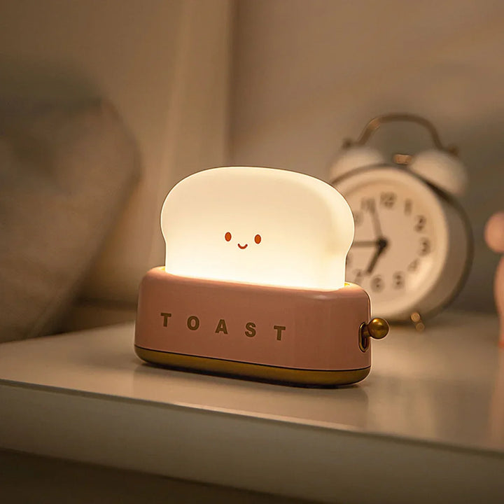Cute Toast Night Light - ToastieGlow-Red-State of Style