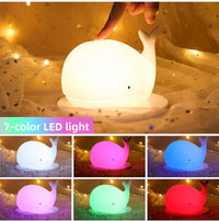 Cute Whale Night Light with Colour Change - GlowWhale-State of Style