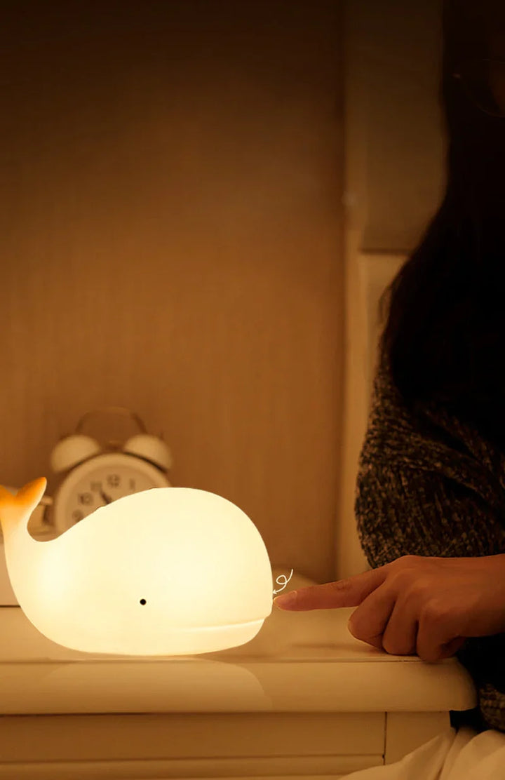 Cute Whale Night Light with Colour Change - GlowWhale-State of Style