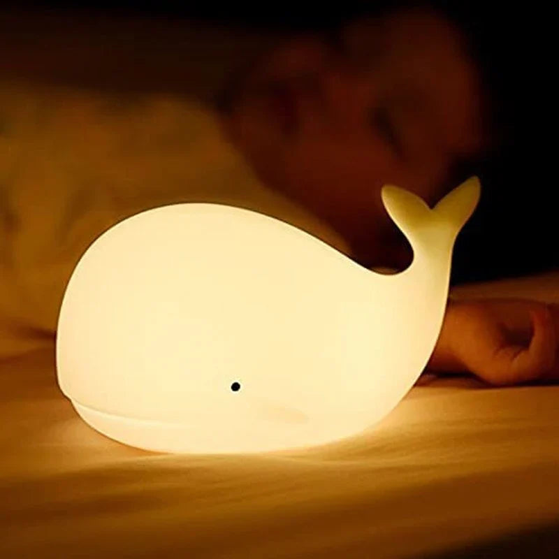Cute Whale Night Light with Colour Change - GlowWhale-State of Style