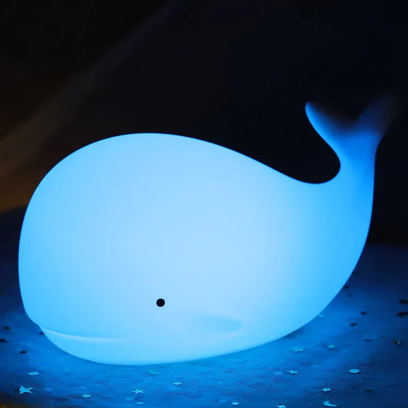 Cute Whale Night Light with Colour Change - GlowWhale-State of Style