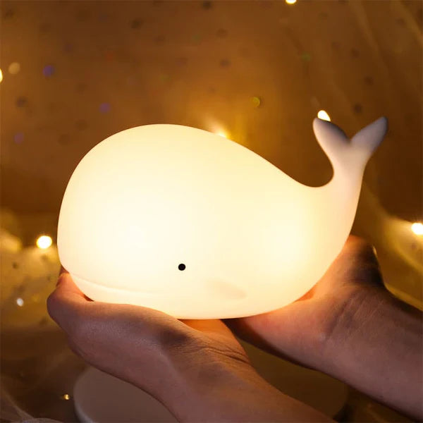 Cute Whale Night Light with Colour Change - GlowWhale-State of Style