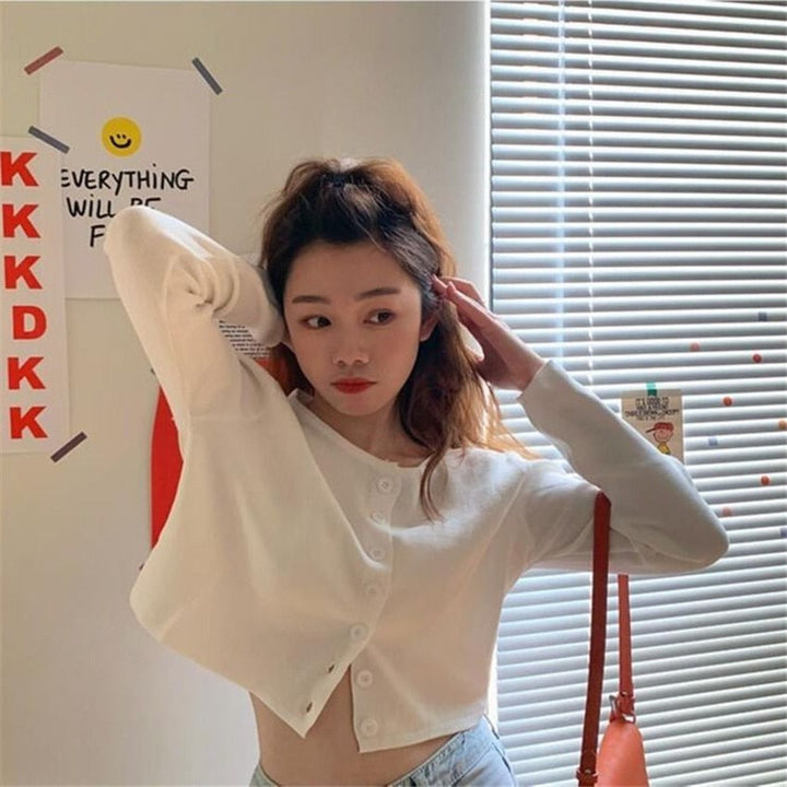 CuteTop | Women's Trendy Crop Top-Green-One Size-State of Style