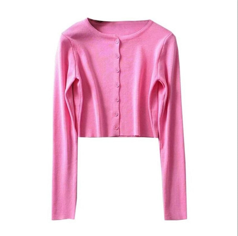 CuteTop | Women's Trendy Crop Top-Pink-One Size-State of Style