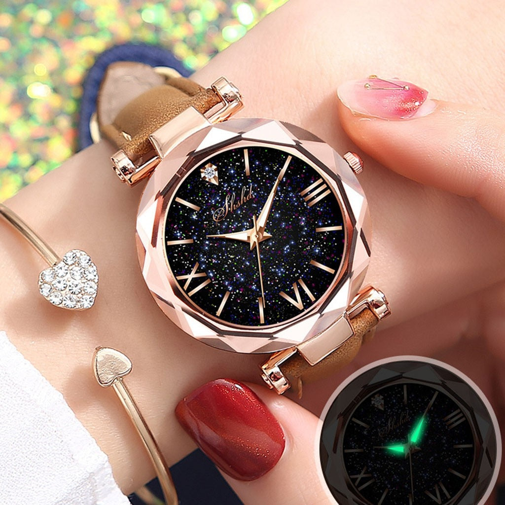 CuteWatch | Women's Elegant Wristwatch-Brown-State of Style