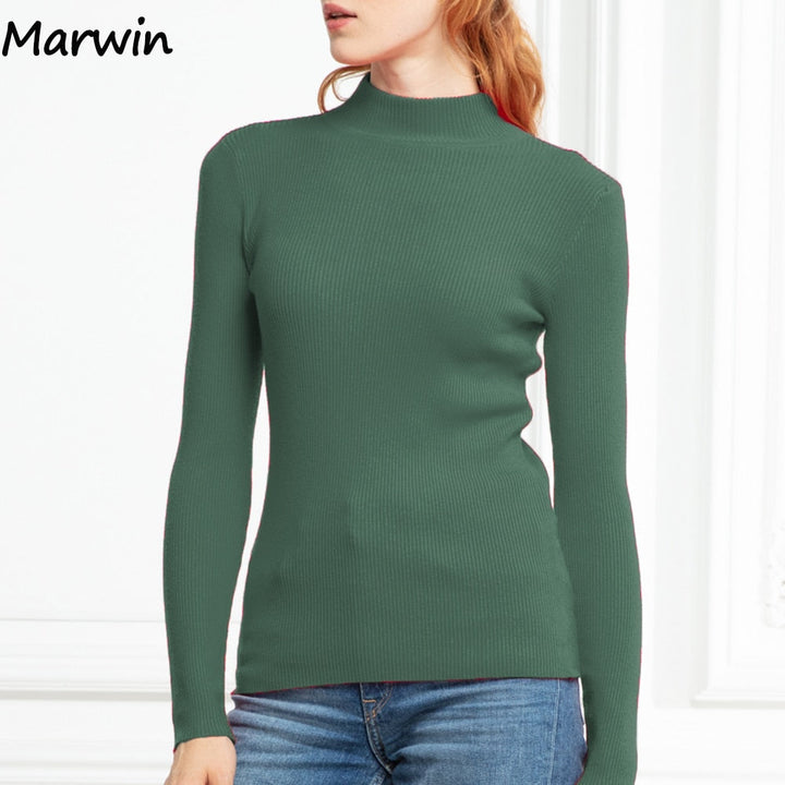 CutSweater | Women's Cosy Knit Pullover-Apricot-State of Style