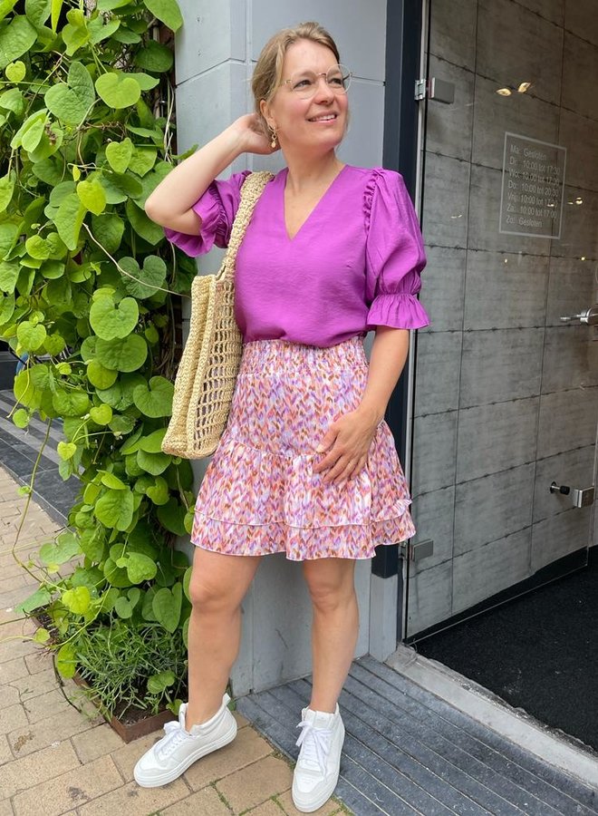 Cynthia – Summer Pink Skirt-S-State of Style