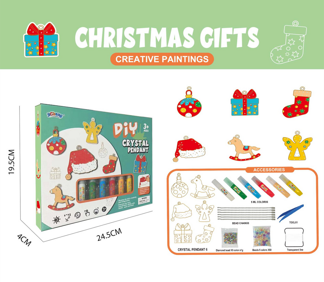 DIY craft kit with crystals for kids – buy one, get one free