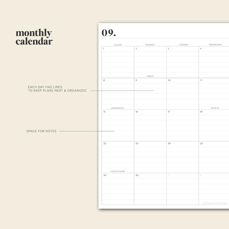 Daily Planner 24-25 - PlanEase-State of Style
