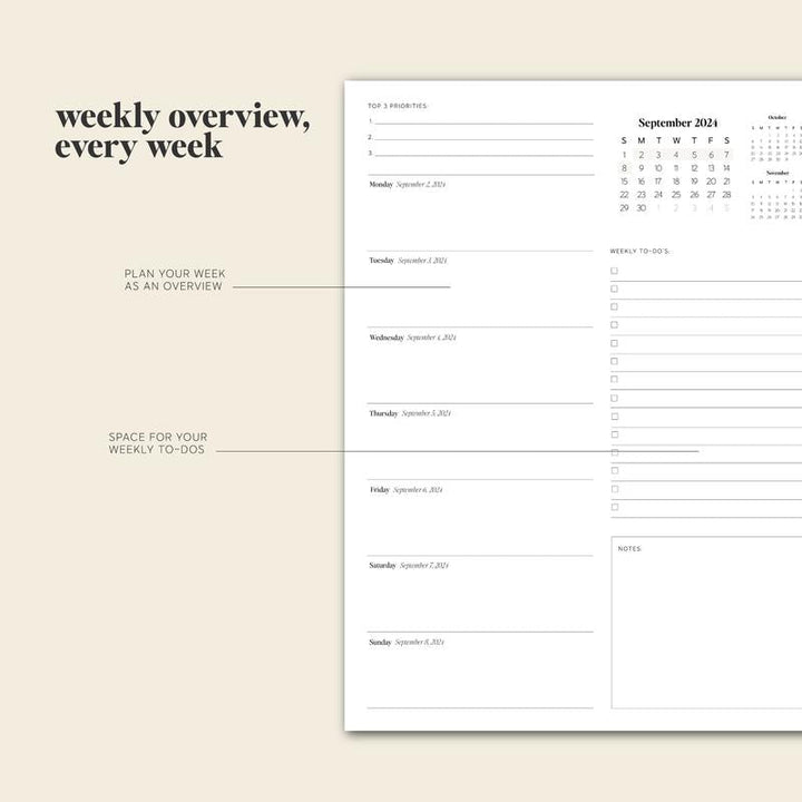 Daily Planner 24-25 - PlanEase-State of Style