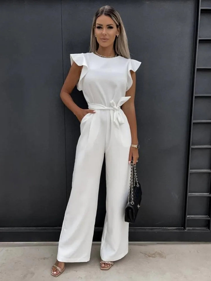 Daisy's Chic Women's Jumpsuit | Comfortable & Stylish-White-S-State of Style