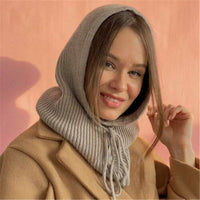 DaisysScarf | Women's Beanie & Scarf Set-Black-State of Style