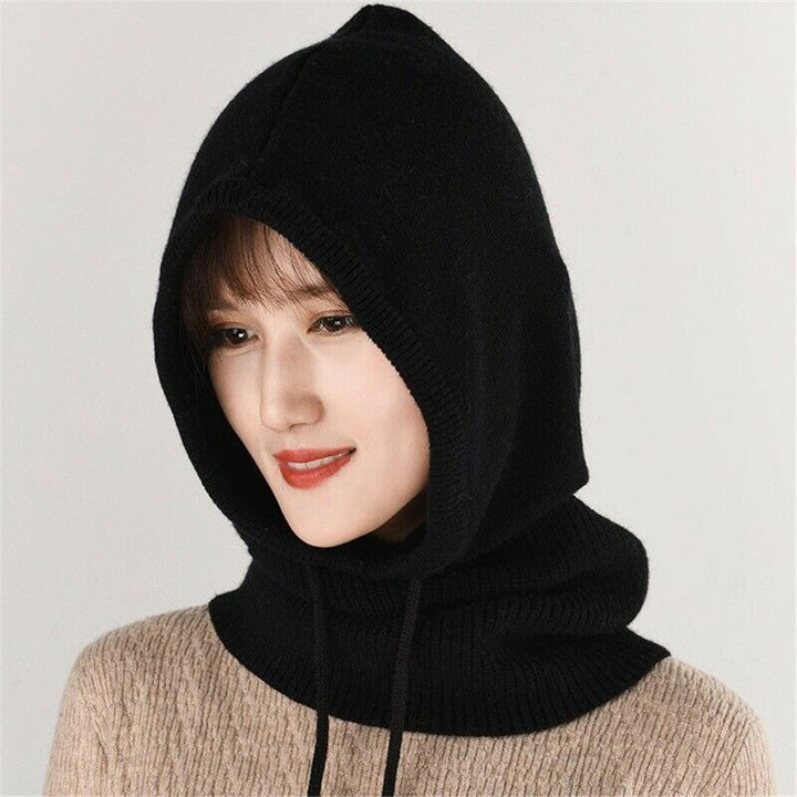 DaisysScarf | Women's Beanie & Scarf Set-Black-State of Style
