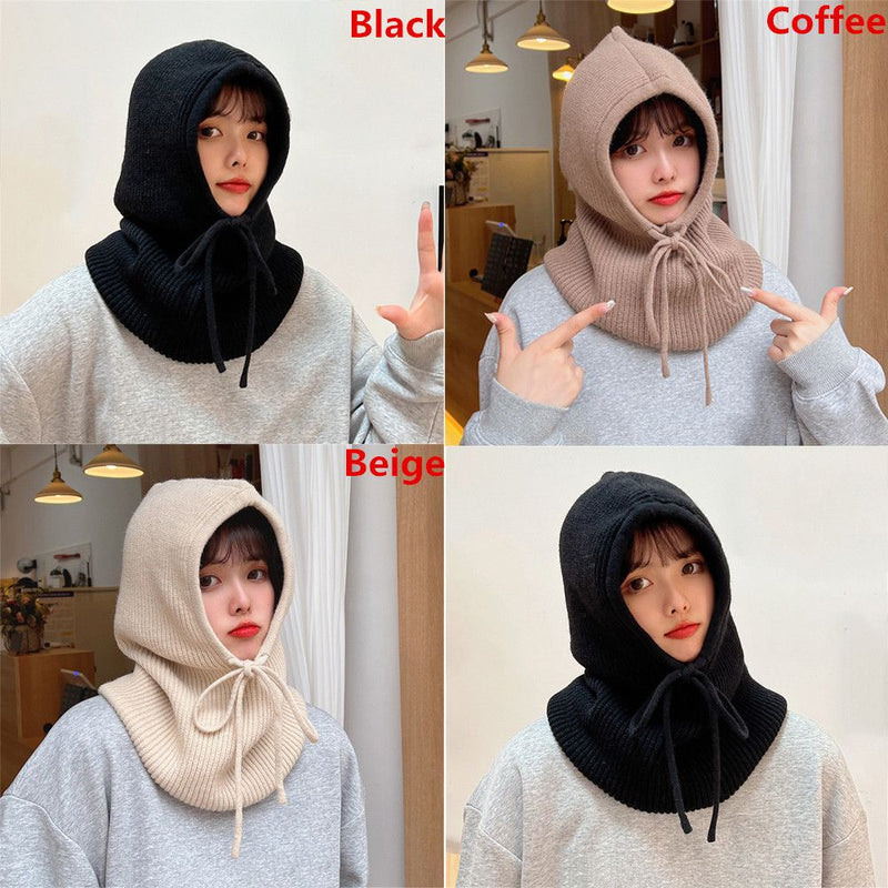 DaisysScarf | Women's Beanie & Scarf Set-Black-State of Style