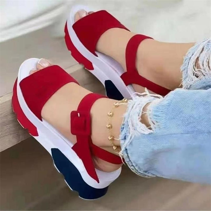 DakotaSandals | Women's Supportive Active Shoes-Red-6.5-State of Style
