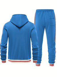 Damon - Men's Comfortable Tracksuit-Dark blue-S-State of Style