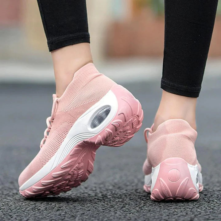 DanasShoes I Orthopedic hiking shoes for women-Pink-3.5-State of Style