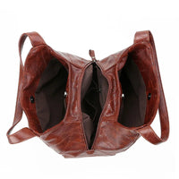 Daniela Traditional Bag – Vintage PU Leather Handbag with Shoulder Strap-Brown-State of Style