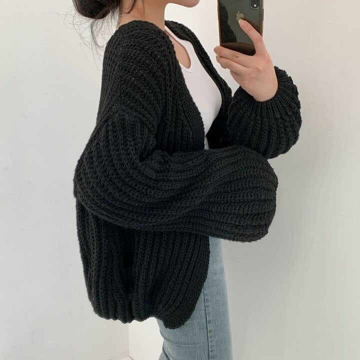 DaphnesVest | Warm Cardigan for Women-Beige-One Size-State of Style