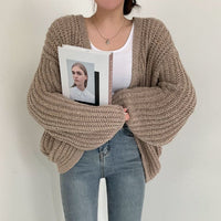 DaphnesVest | Warm Cardigan for Women-Brown-One Size-State of Style