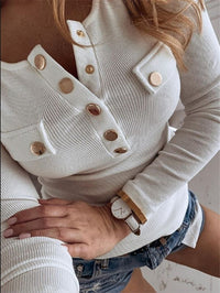 DarciesShirt | Button-Up Sweater for Women-Yellow-S-State of Style
