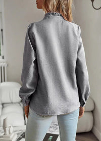Daring and Stylish Blouse - RebelBlouse-Blue-S-State of Style