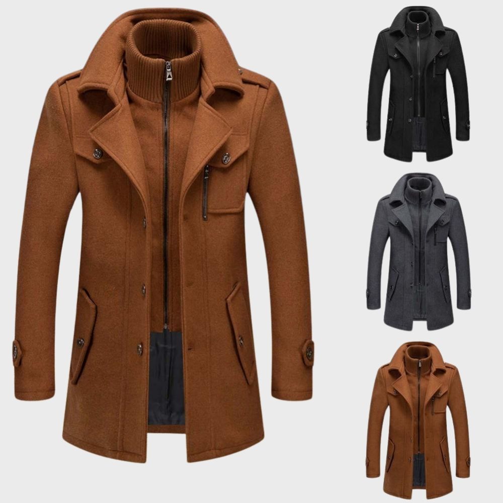 David - Casual Winter Jacket for Men-Grey-M-State of Style