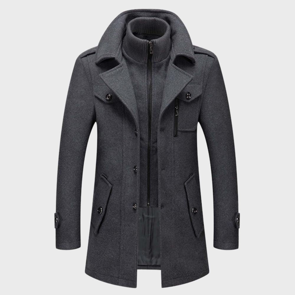 David - Casual Winter Jacket for Men-Grey-M-State of Style
