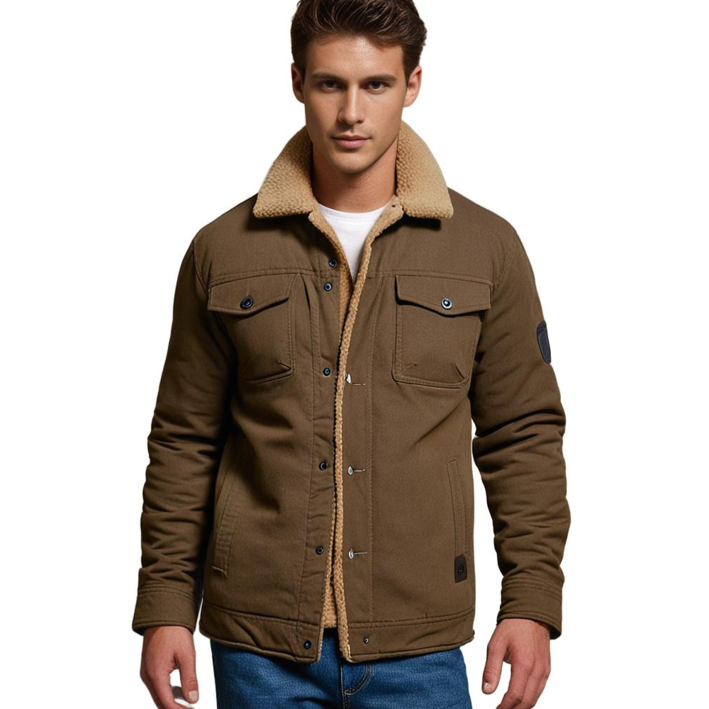 DEAVON - Timeless Bomber Jacket for Men-Black-S-State of Style