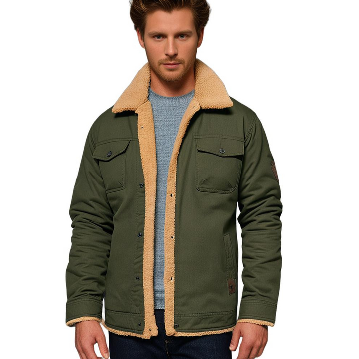 DEAVON - Timeless Bomber Jacket for Men-Black-S-State of Style