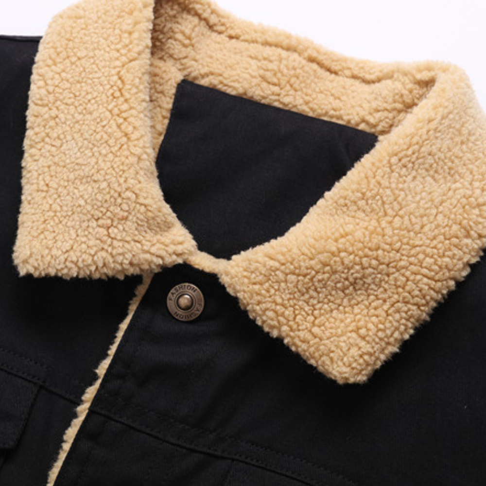 DEAVON - Timeless Bomber Jacket for Men-Black-S-State of Style