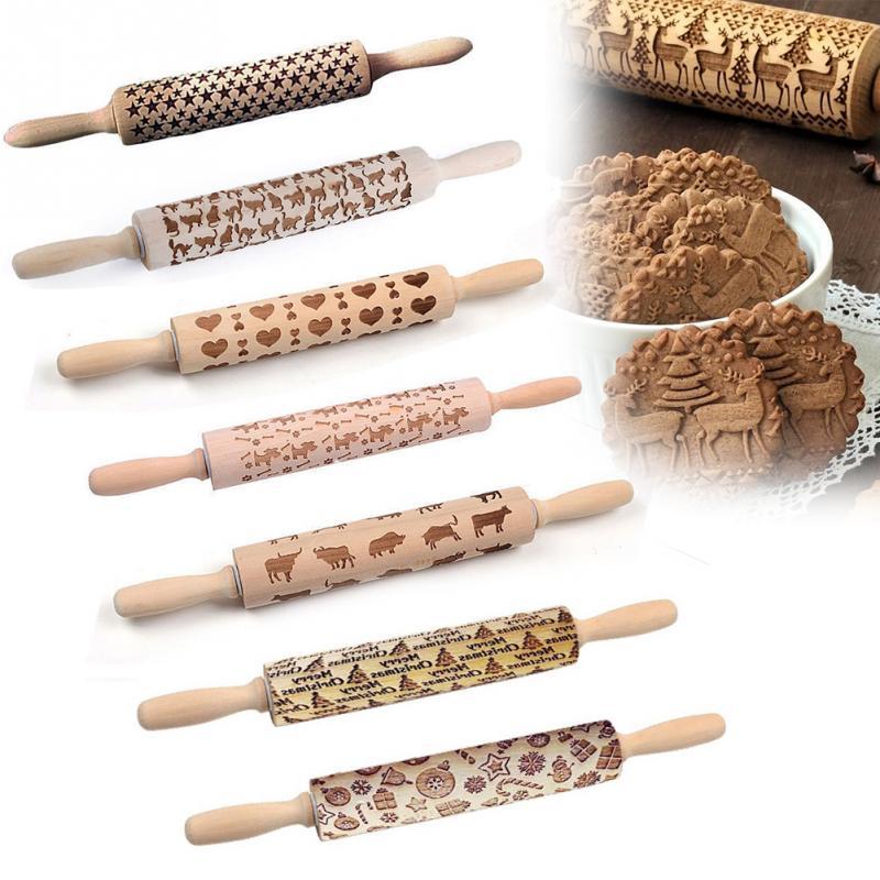 Decorative Rolling Pin - CookieCrafter-Christmas A-State of Style