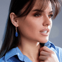 Deep Blue Lapis Earrings of the Dreamers - Selene-State of Style
