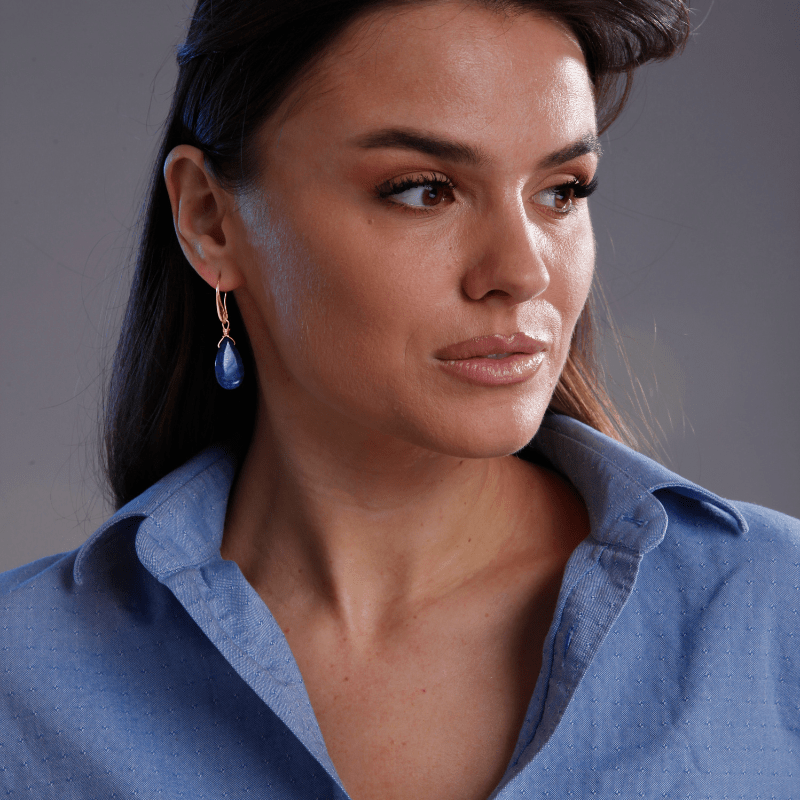 Deep Blue Lapis Earrings of the Dreamers - Selene-State of Style