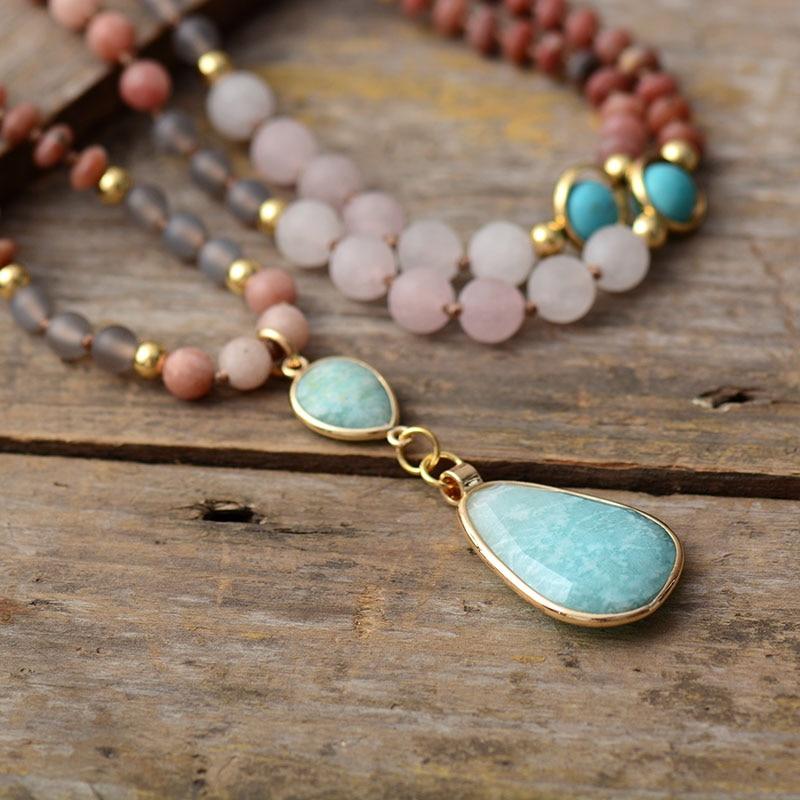 Deeply Cleansing Pastel Mala Necklace - Aurielle-State of Style