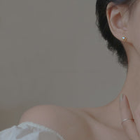 Delicate Vintage Earrings with Opal - Seraphina-Gold-State of Style