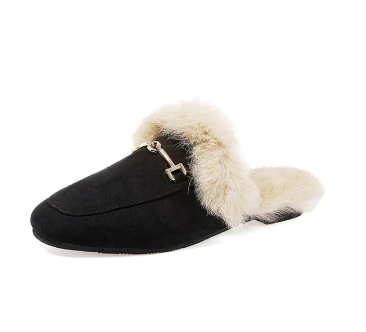 Deluxe Female Slides | Stylish & Comfortable Slip-Ons-Black-6-State of Style