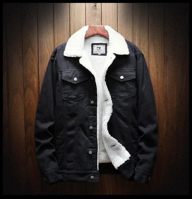 Denim Winter Jacket - Alex-Black-XS-State of Style