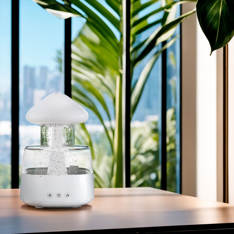 Design Humidifier - RainCloud-White-State of Style